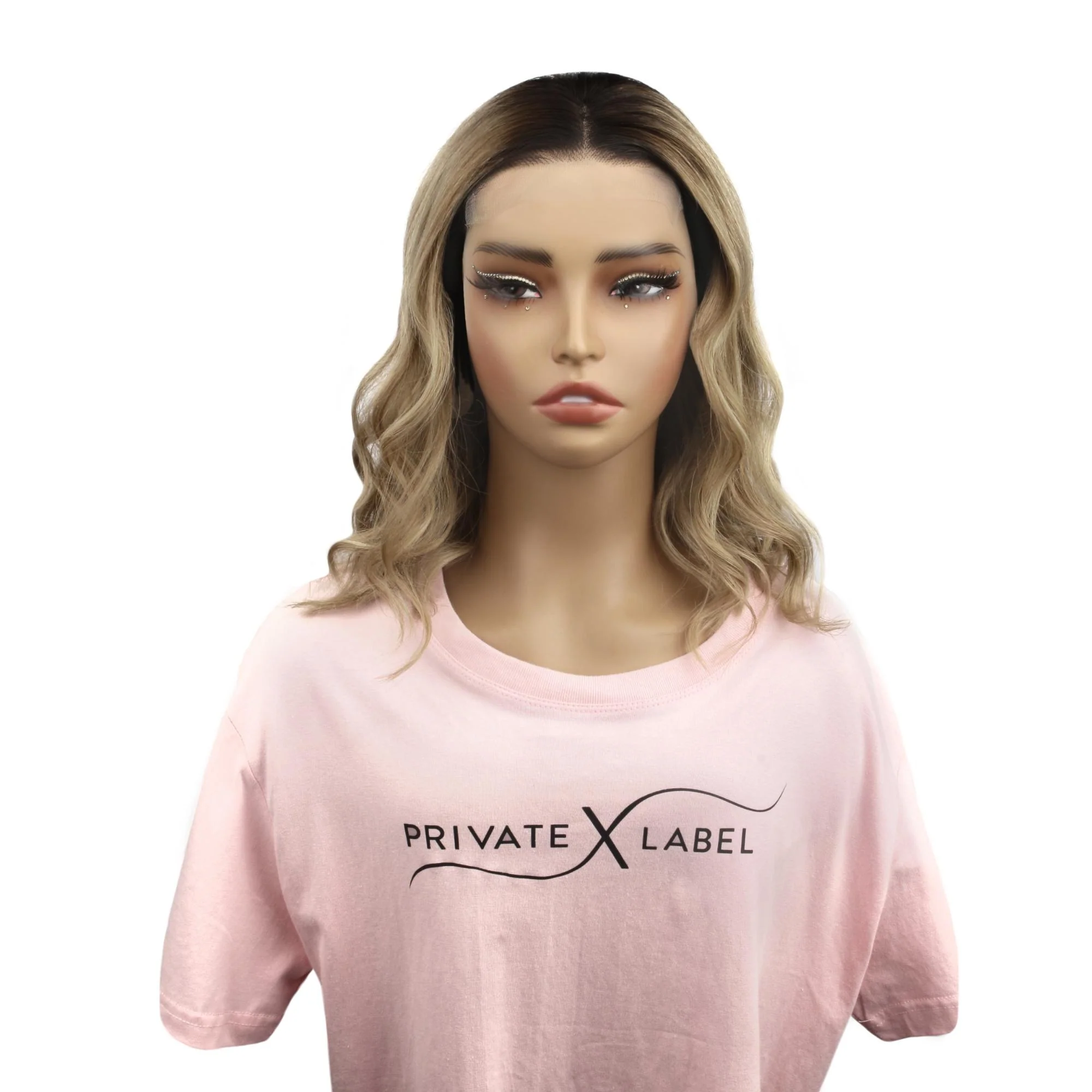Raw Golden Wave Glueless 5x5 HD Lace Professionally Colored 100% Human Hair Closure Bob Wig - Image 5