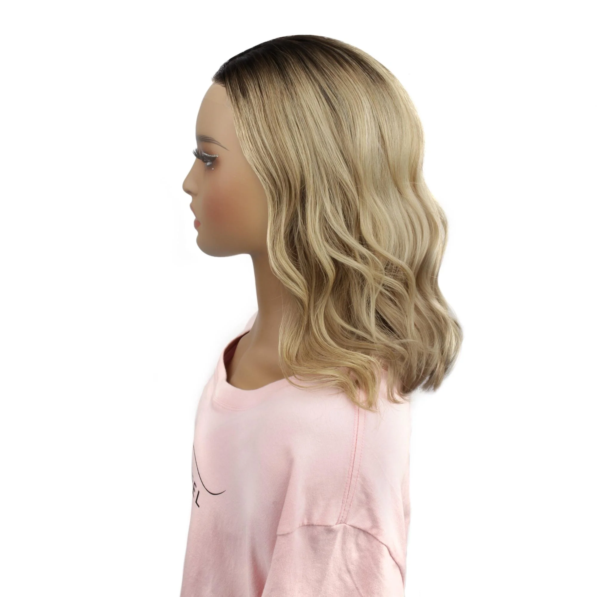 Raw Golden Wave Glueless 5x5 HD Lace Professionally Colored 100% Human Hair Closure Bob Wig - Image 6