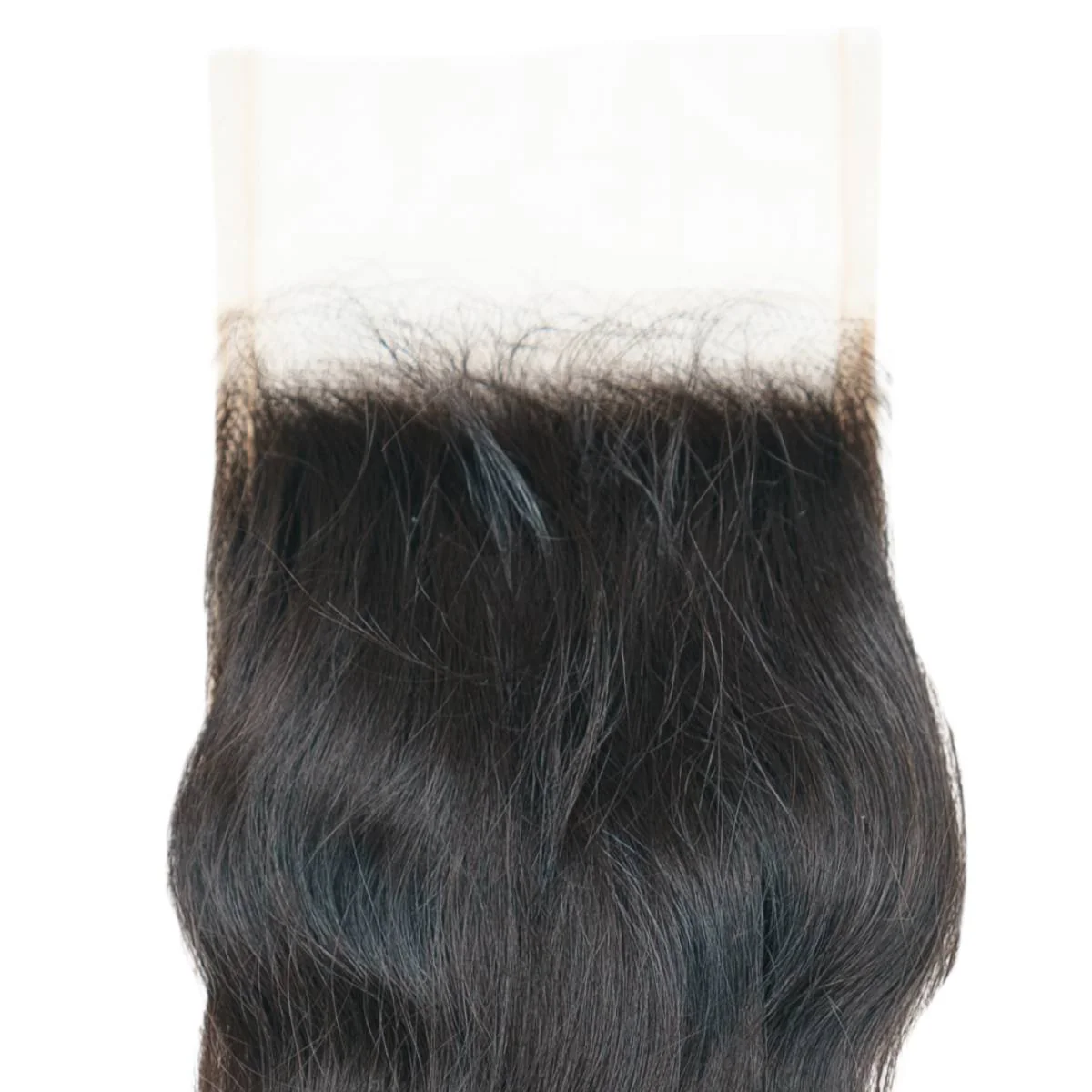 Raw Indian Curly 4x4 Transparent Lace 100% Human Hair Closure - Image 4