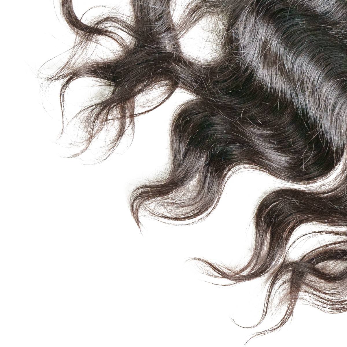 Raw Indian Curly 13x4 Transparent Lace 100% Human Hair Frontal - Image 7