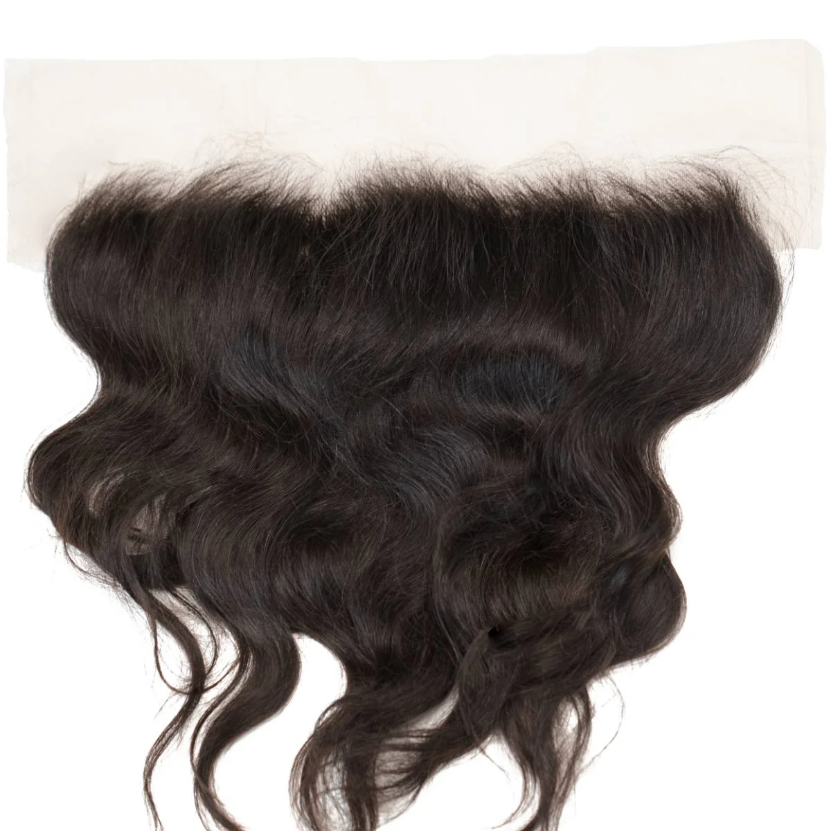 Raw Indian Wavy 13x4 Transparent Lace 100% Human Hair Frontal - Image 4