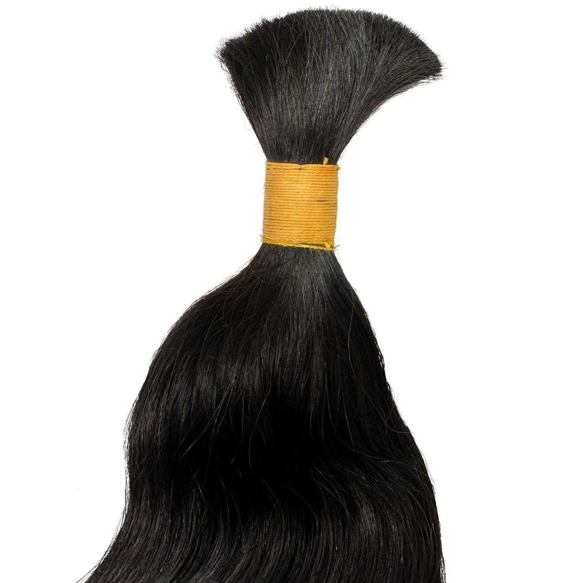 Raw Indian Wavy Bulk 100% Human Braiding Hair - Image 4