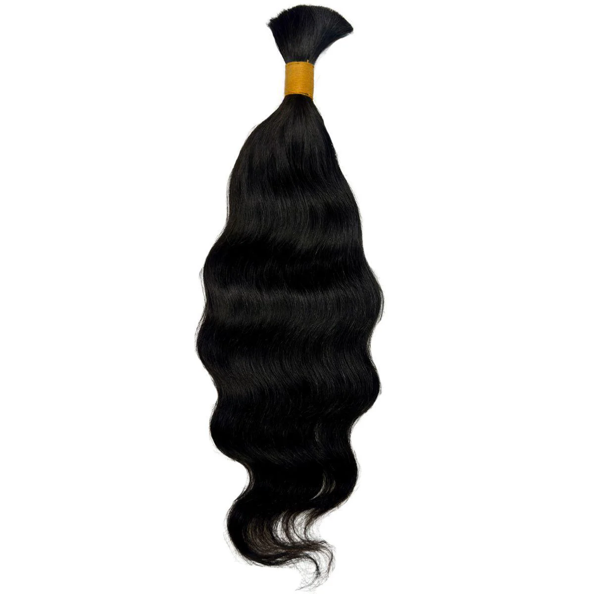 Raw Indian Wavy Bulk 100% Human Braiding Hair - Image 6
