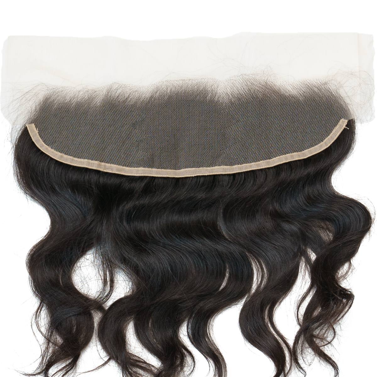 Raw Indian Wavy 13x4 Transparent Lace 100% Human Hair Frontal - Image 5