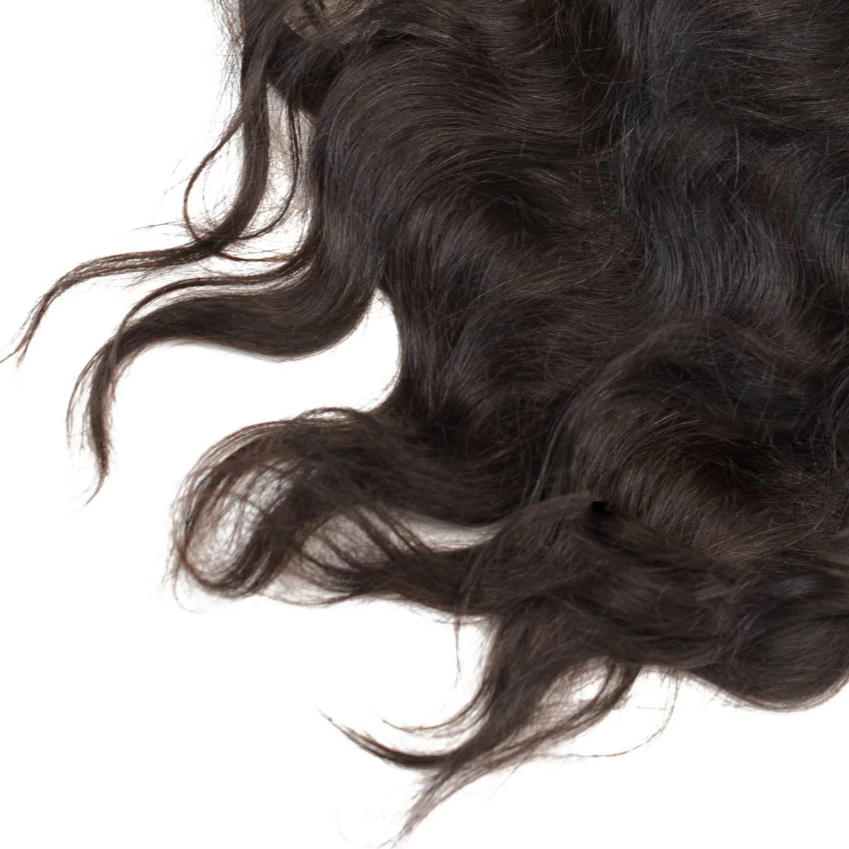 Raw Indian Wavy 13x4 Transparent Lace 100% Human Hair Frontal - Image 7
