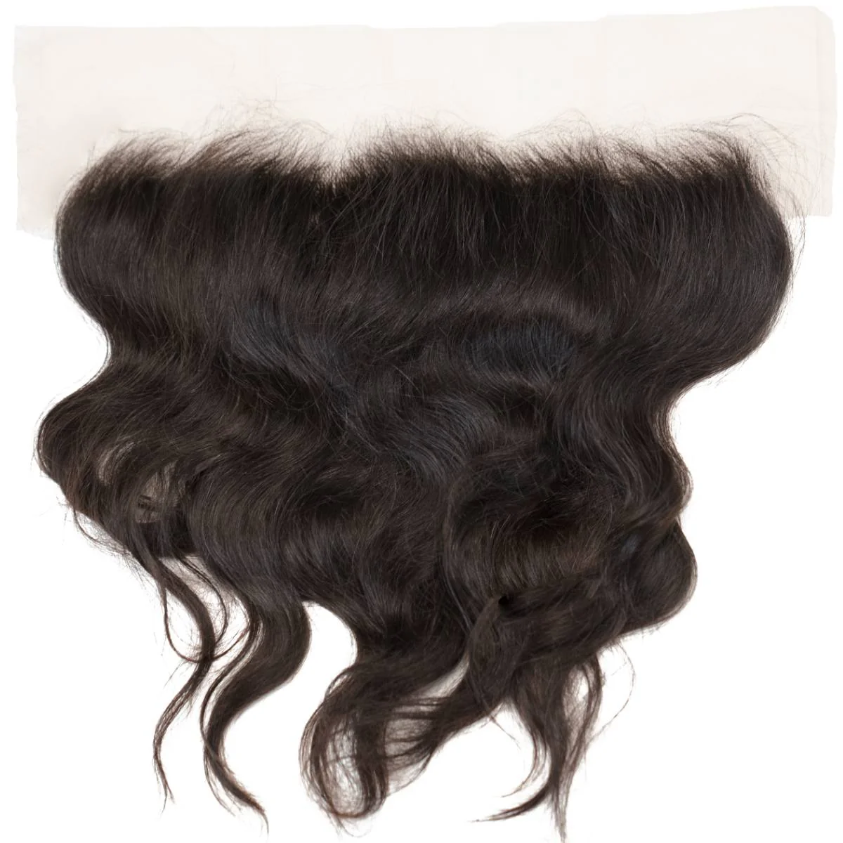 Raw Indian Wavy 13x4 Transparent Lace 100% Human Hair Frontal - Image 9