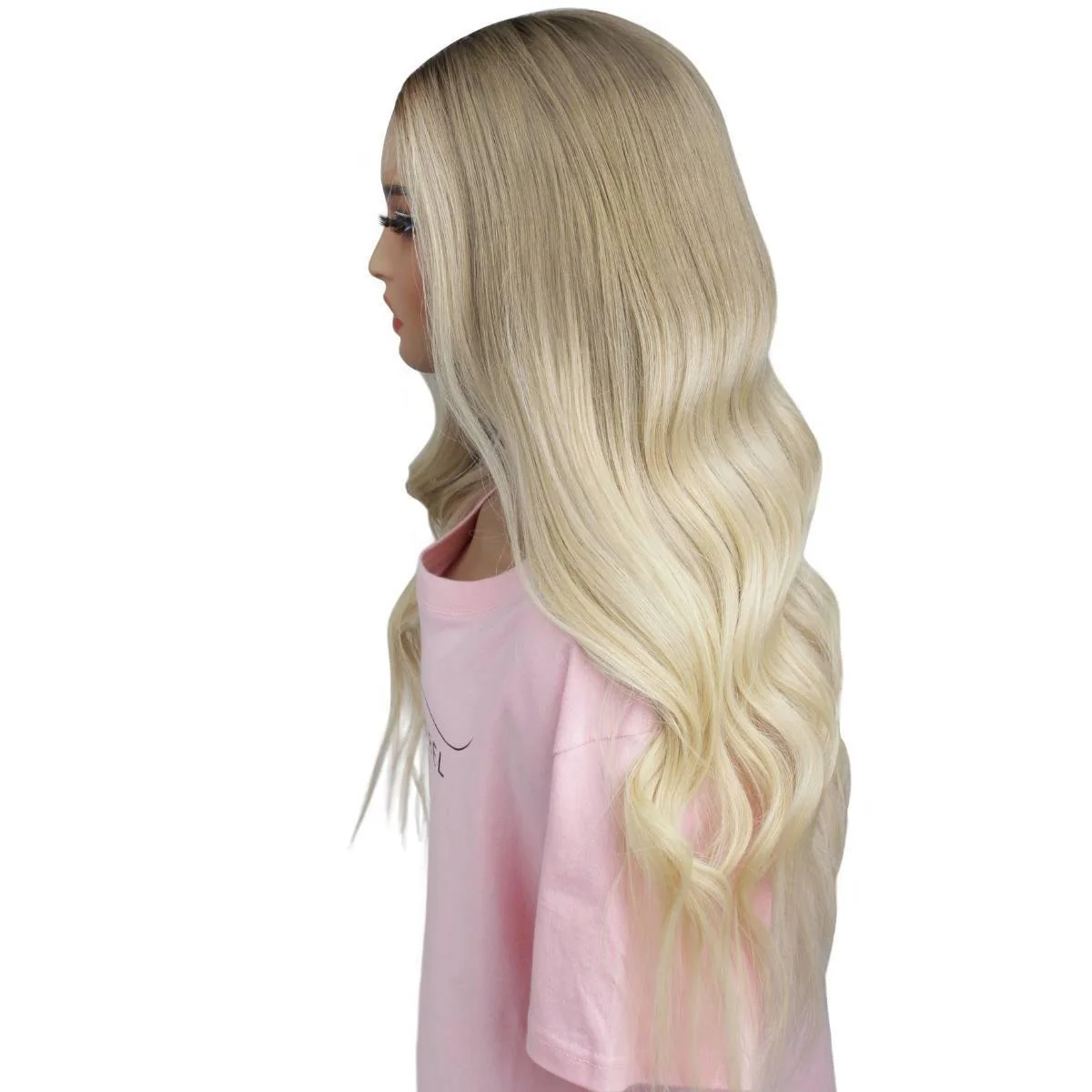 Ruby Glueless 5x5 HD Lace Professionally Colored 100% Human Hair Closure Wig - Image 5