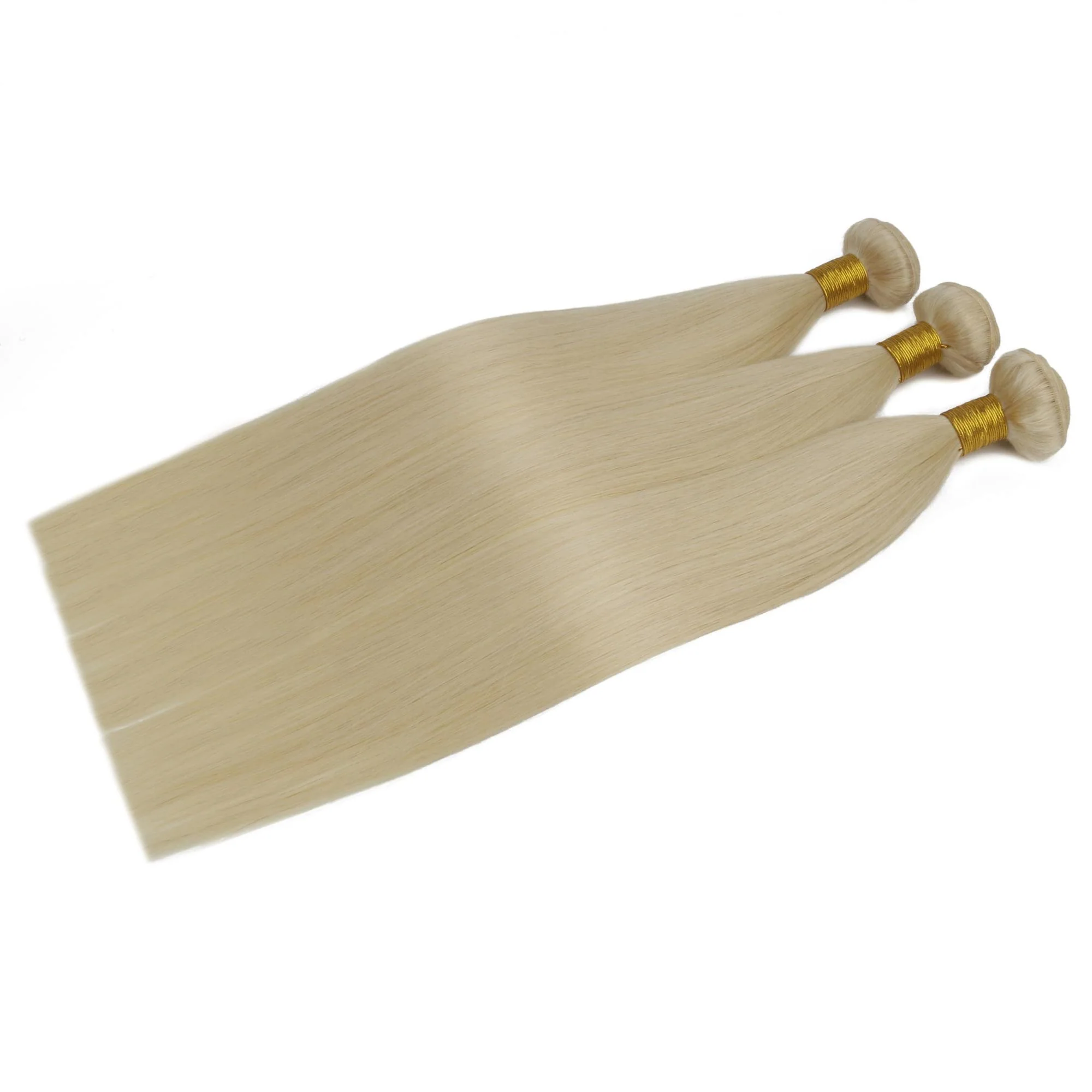 Straight Blonde 100% Human Hair Bundle Deals - Image 8
