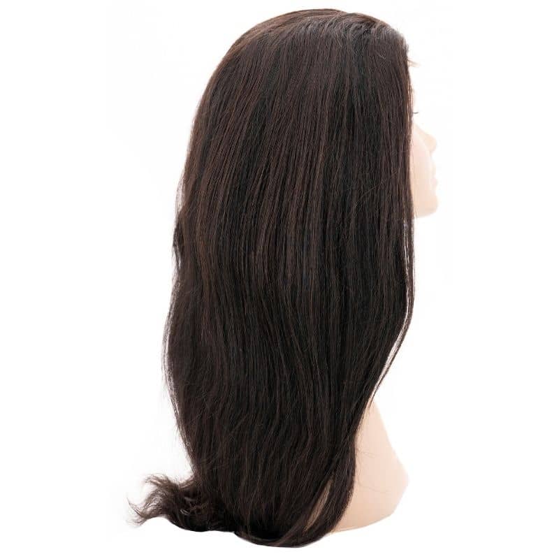 Straight 4x4 Transparent Lace 100% Human Hair Closure Wig - Image 3