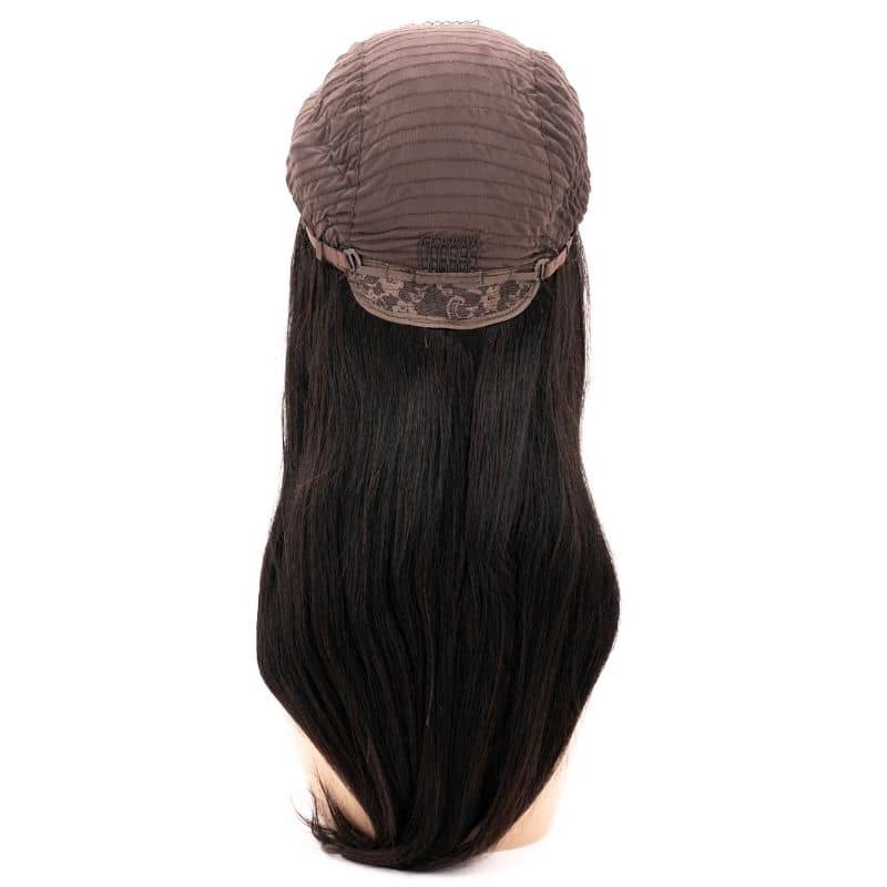 Straight 4x4 Transparent Lace 100% Human Hair Closure Wig - Image 5