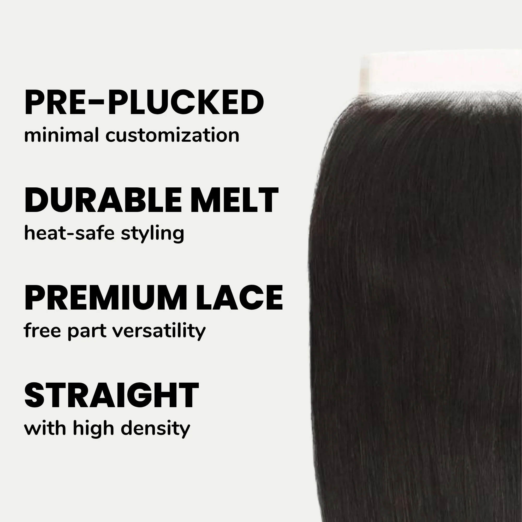 Brazilian Straight 4x4 HD Lace 100% Human Hair Closure - Image 3