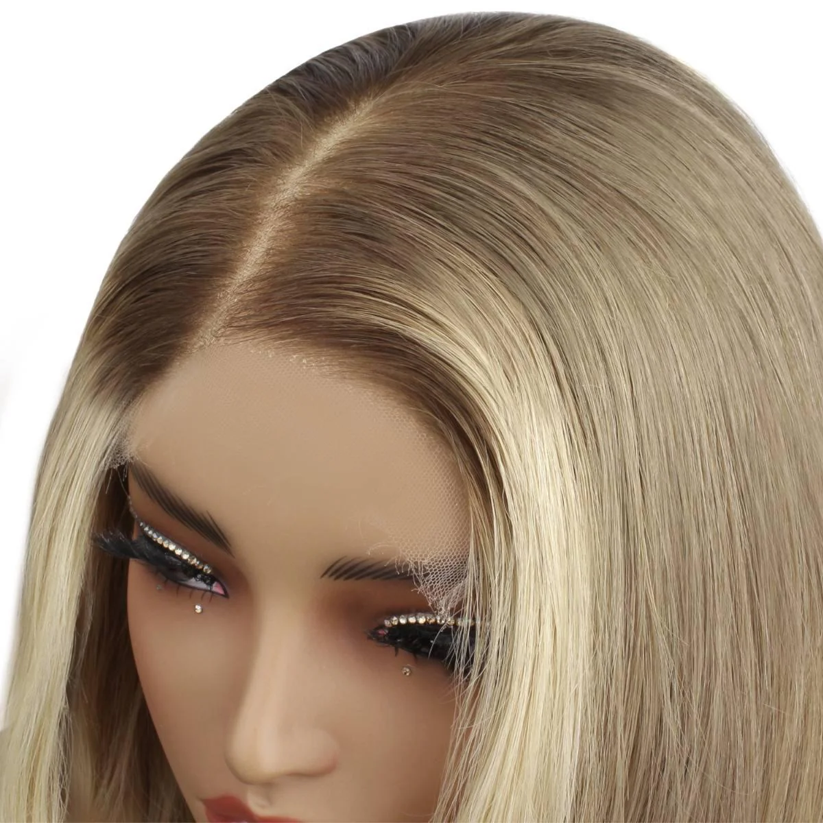 Taylor Glueless 5x5 HD Lace Professionally Colored 100% Human Hair Closure Wig - Image 6