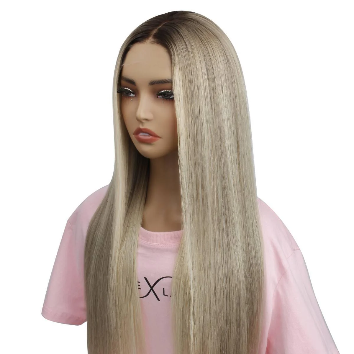 Tiffany Glueless 5x5 HD Lace Professionally Colored 100% Human Hair Closure Wig - Image 4